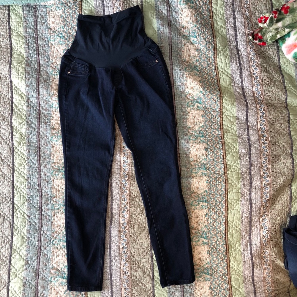 Indigo Blue skinny maternity jeans